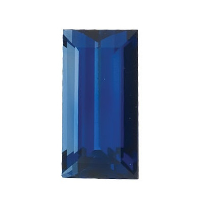 Zafír modrý rovná bageta 4,5 x 2,5 mm 0,28ct Fazetovaný ZFBFAASP-4,5 2