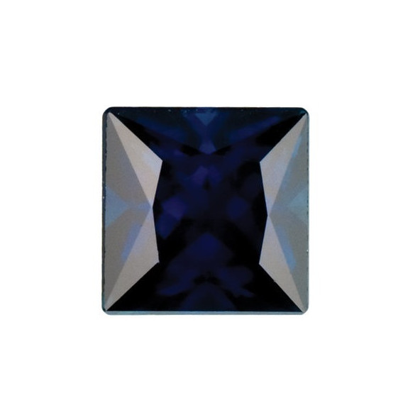 Zafír modrý štvorec 4 x 4 mm 0,46ct Princess cut ZFPPBSP-4
