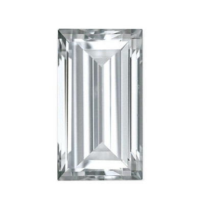 Zafír Biely rovná bageta 4 x 2 mm 0,18ct Fazetovaný ZFBFAAC-4 2