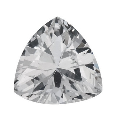 Zafír Biely trillion 4 x 4 mm 0,32ct Fazetovaný ZFTFAAC-4 2