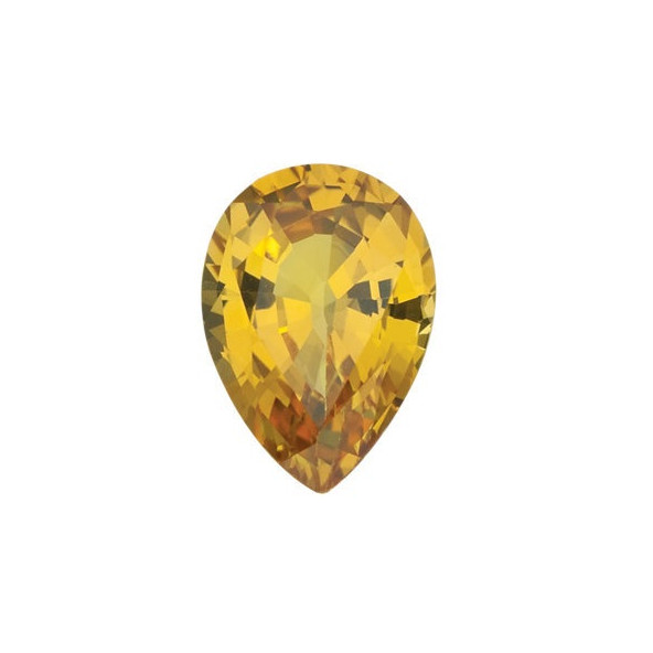 Zafír žltý slza 7 x 5 mm 0,88ct Fazetovaný ZFXFAAYL-7
