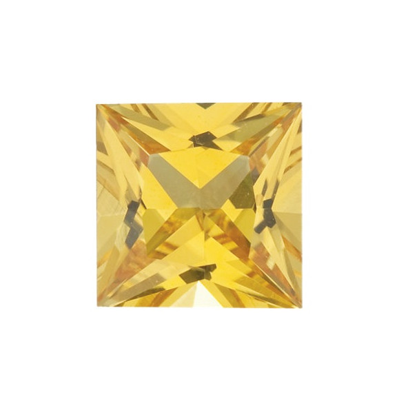 Zafír žltý štvorec 1,5 x 1,5 mm 0,045ct Princess cut ZFPPAAYL-1,5