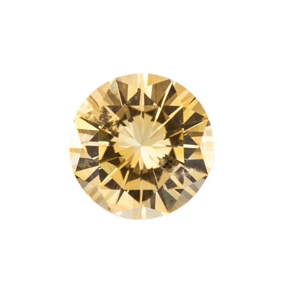 Zafír žltý okrúhly 2,5 mm 0,068ct Precision diamantový ZFRNAYL-2,5
