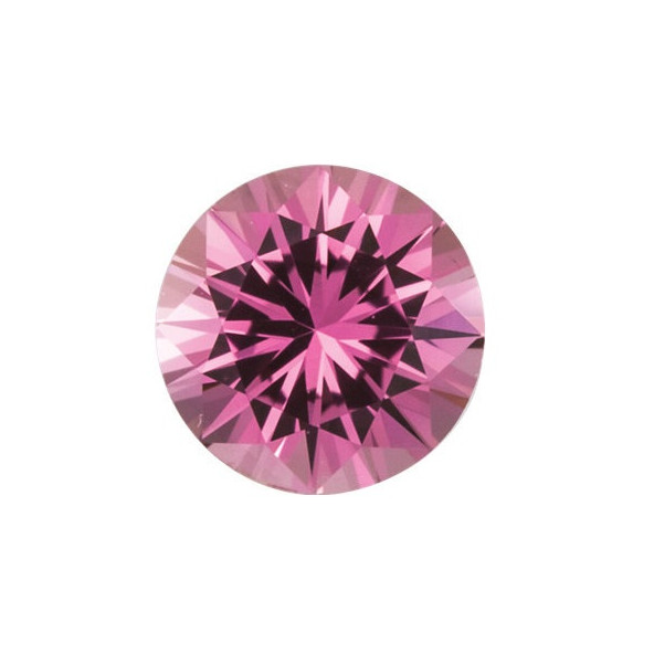 Zafír ružový okrúhly 4 mm 0,3ct Precision diamantový ZFRNAARO-4