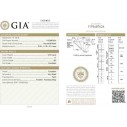 Prírodný diamant okrúhly briliant, SI2, H, 0,5ct, GIA