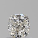 Prírodný diamant cushion, SI3, H, 0,5ct, POD