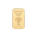 Investičná zlatá tehla 10 g razená Kinebar Heraeus