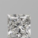 Prírodný diamant princess, SI2, H, 0,7ct, GIA