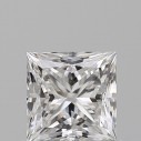 Prírodný diamant princess, VS1, F, 0,7ct, GIA