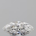 Prírodný diamant markíz, SI1, E, 0,7ct, GIA