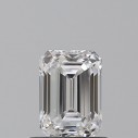 Prírodný diamant emerald, VS1, D, 0,7ct, GIA
