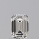 Prírodný diamant emerald, VS2, F, 0,7ct, GIA