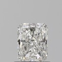 Prírodný diamant radiant, VS1, G, 0,7ct, GIA