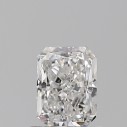 Prírodný diamant radiant, SI2, E, 0,7ct, GIA