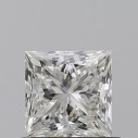 Prírodný diamant princess, VS1, H, 0,71ct, GIA