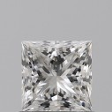 Prírodný diamant princess, VS2, F, 0,71ct, GIA
