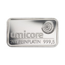 Investičná tehla platina 20 g Umicore