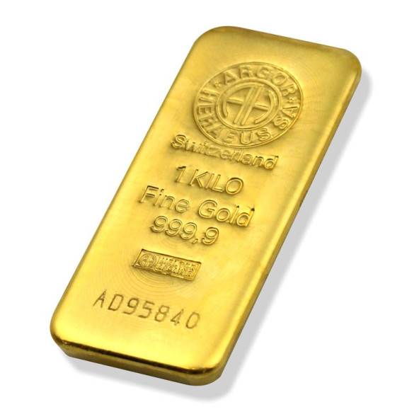 70012 Investičná zlatá tehla  1000 g Argor Heraeus  (2)