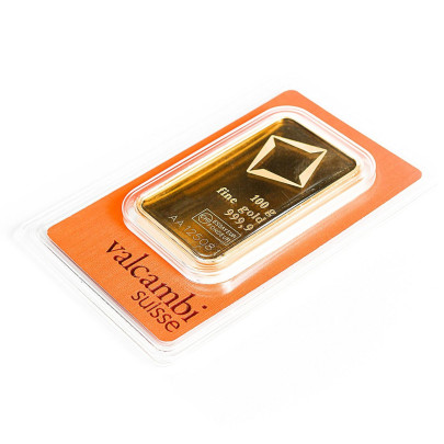70029 Investičná zlatá tehla  100 g Valcambi (1) 2