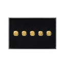 Investičná zlatá tehla 5x10 g liata set Heimerle+Meule