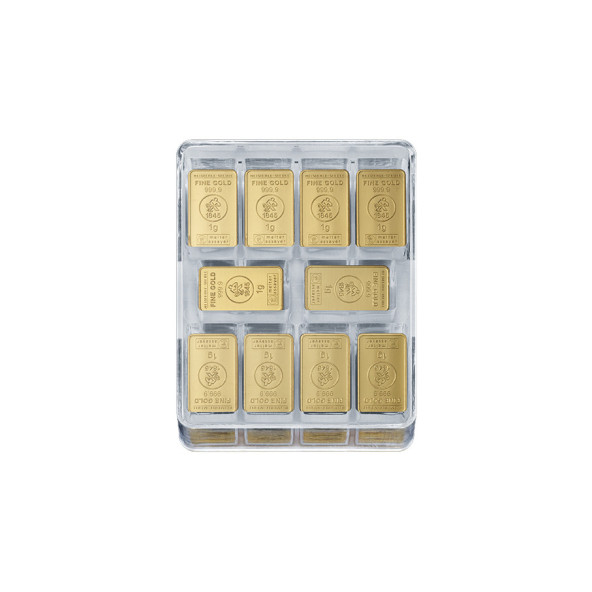 Investicna zlata tehla 250x1 g UnityBox Heimerle+Meule 81016767