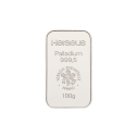 Investičná palladium tehla 100 g razená Heraeus