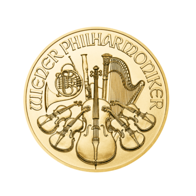 Investičná zlatá minca 125 oz Wiener Philharmoniker 4 Euro 01102205