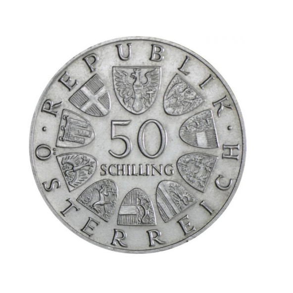 Investičná strieborná minca 18 g Österreich 50 Schilling I. 01202002