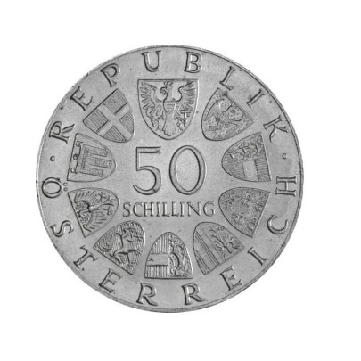 Investičná strieborná minca 12,8 g  Österreich 50 Schilling II. 01202017 2