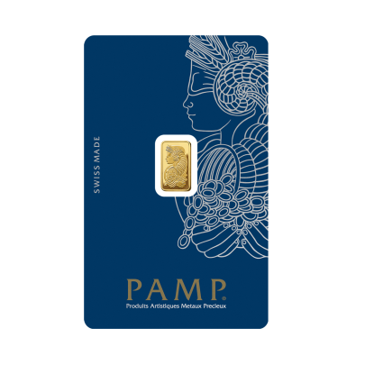Investičná zlatá tehla 1 g razená Pamp Fortuna 86150001 2