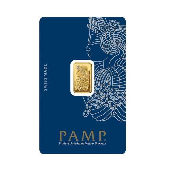 Investičná zlatá tehla 2,5 g razená Pamp Fortuna 86150002 (3)