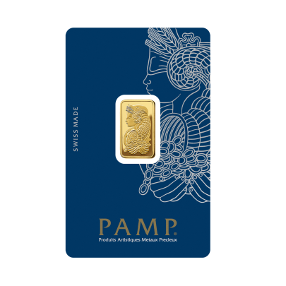 Investičná zlatá tehla 5 g razená Pamp Fortuna 86150005 2