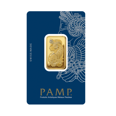 Investičná zlatá tehla 20 g razená Pamp Fortuna 86150020 2