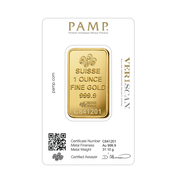 Investičná zlatá tehla 1 oz razená Pamp Fortuna 86150031 (4)