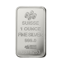 Investičná strieborná tehla 1 oz razená Pamp Fortuna