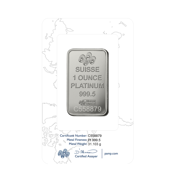 Investičná platinová tehla 1 oz razená Pamp Fortuna PT00RI022S101 (3)