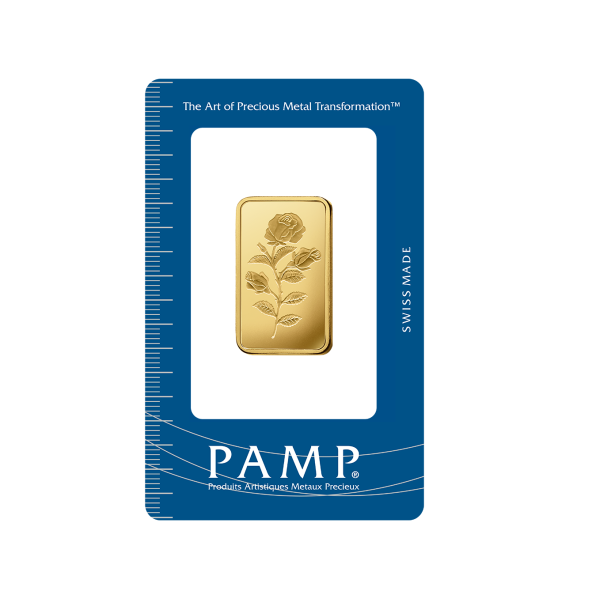 Investičná zlatá tehla 20 g razená Pamp Rosa 8615R020 (1)