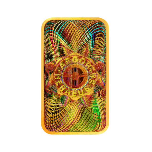 Investičná zlatá tehla 20 g razená Kinebar Argor Heraeus 70006KB