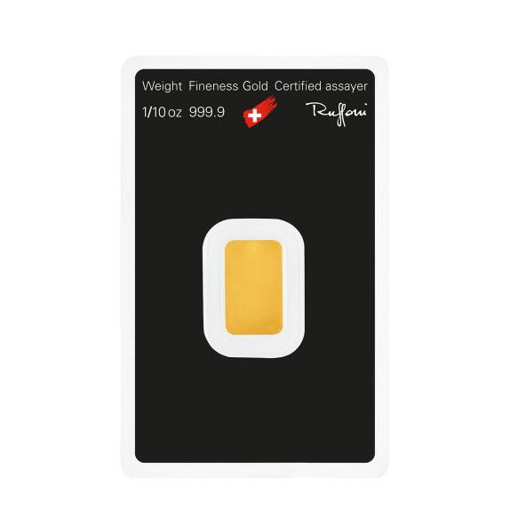 Investičná zlatá tehla 1-10 oz razená Argor Heraeus 70015 (3)
