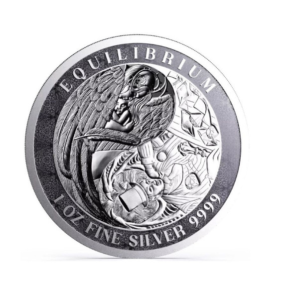 Investičná strieborná minca 1 oz Equilibrium 5 dollars 74202201