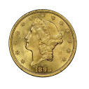Investičná zlatá minca 30,09 g 20 dolars American 1895