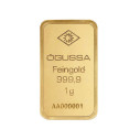 Investičná zlatá tehla 1 g razená Ögussa
