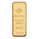 Investičná zlatá tehla 1000 g liata Ögussa
