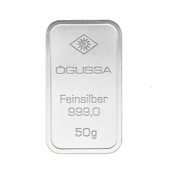 Investičná zlatá tehla 50 g razená Ögussa 2000BPV0050OG