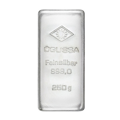 Investičná zlatá tehla 250 g liata Ögussa 2000BGV0250OG