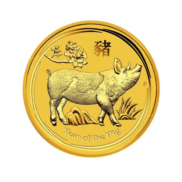 Investičná zlatá minca 1 oz 100 AUD Pig 2019 02101911