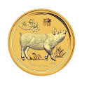 Investičná zlatá minca 1/10 oz 15 AUD Pig 2019