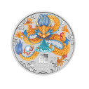 Investičná strieborná minca 1 oz 1 AUD Dragon 2024 Colour
