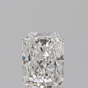 Prírodný diamant radiant, SI1, F, 0,71ct, GIA
