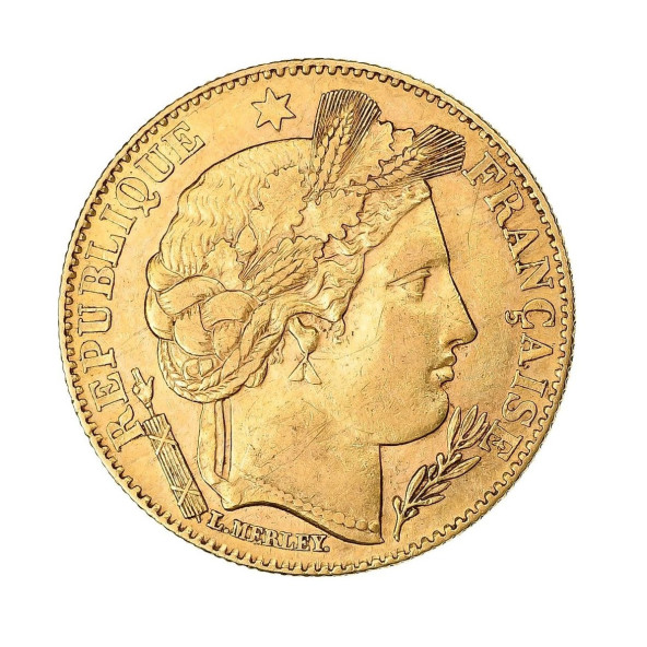 Investičná zlatá minca 2,9 g 10 Francs France 07104209